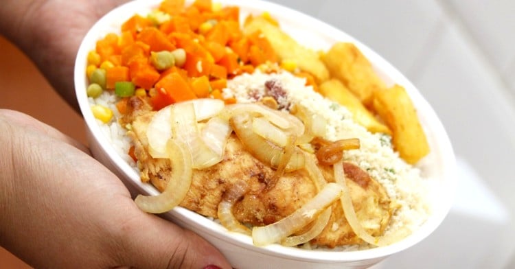 quantidade de arroz para 20 marmitex