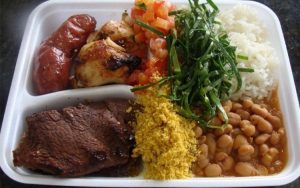 opção de mistura para marmitex