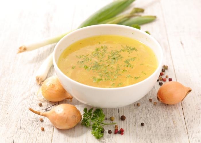 acompanhamento para caldo de mandioca