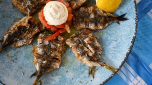 sardinha na panela de pressão