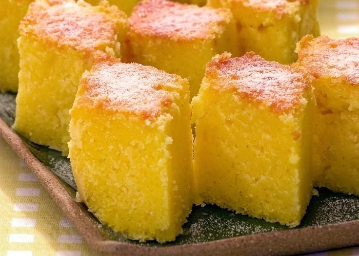 bolo de flocão de milho bolo de flocão de milho