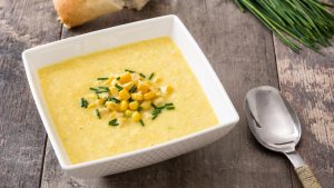 Acompanhamento para creme de milho