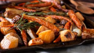 Legumes assados no forno