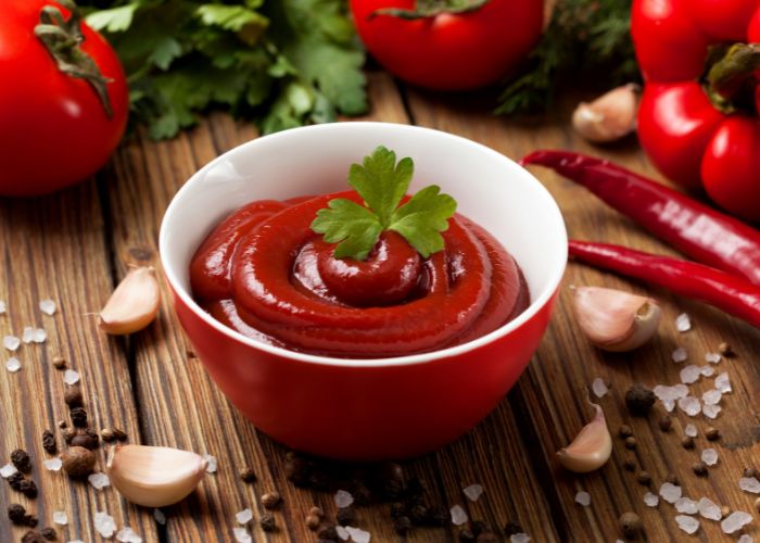 pode usar ketchup no lugar do molho de tomate