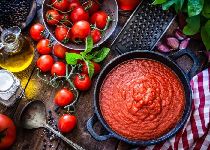 temperos para molho de tomate