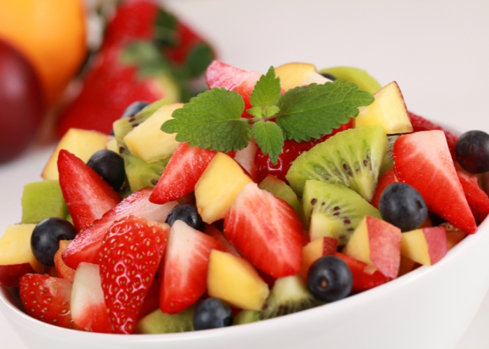 Salada de frutas para 50 pessoas