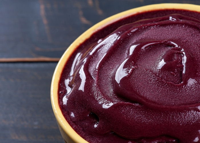 o que fazer para o açaí ficar cremoso