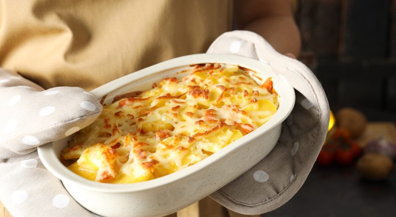 Acompanhamento para batata gratinada