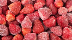 Pode congelar morango