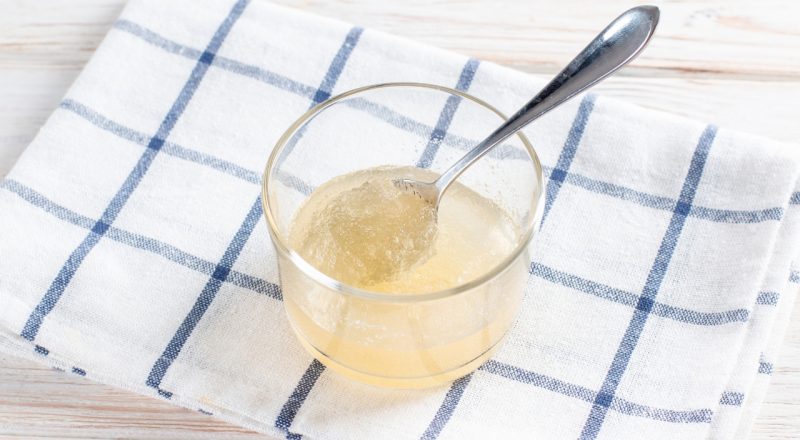 Como dissolver gelatina incolor