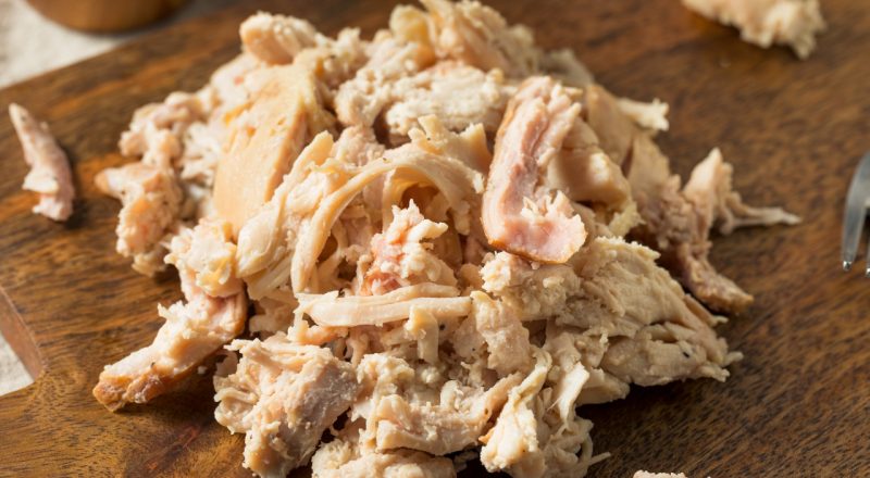 Pode congelar frango desfiado