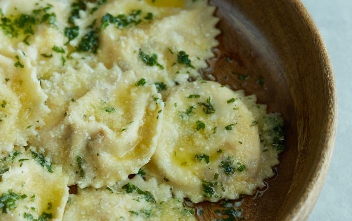 Acompanhamento para ravioli