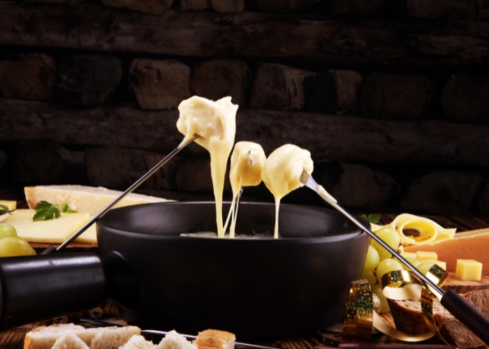 Acompanhamentos para fondue