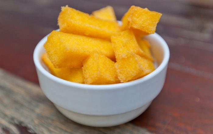 Quanto tempo deixar a polenta na airfryer