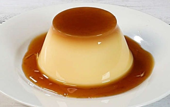 Calda de pudim com água