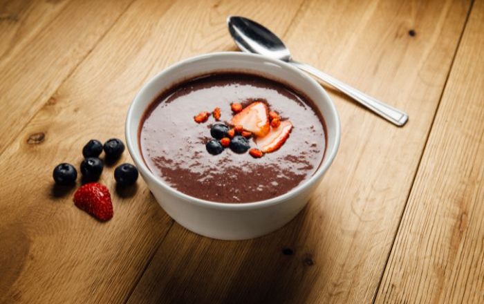 Como fazer mingau de chocolate sem maizena