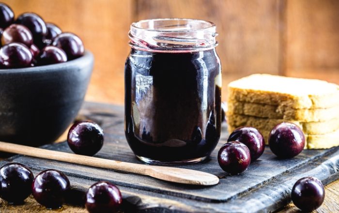 Geleia de jabuticaba sem açúcar