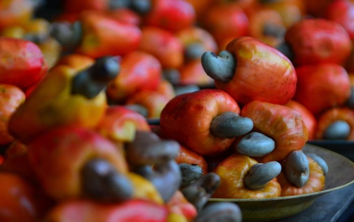 Doce de caju na panela de pressão