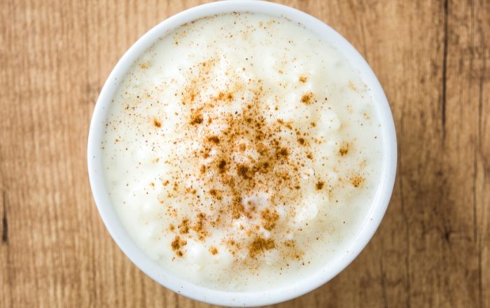 Arroz doce com 3 ingredientes