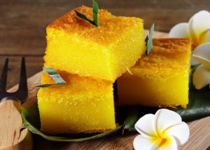 Bolo de aipim leva fermento