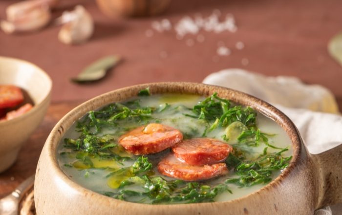 Caldo verde para 40 pessoas