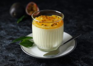 Mousse de maracujá sem liquidificador