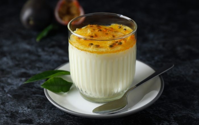 Mousse de maracujá sem liquidificador