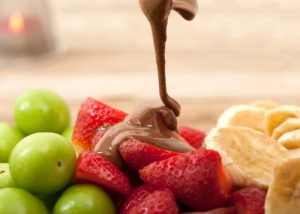 frutas que combinam com chocolate