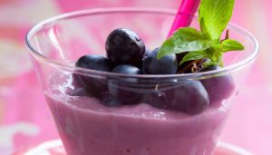 Mousse de uva com 3 ingredientes