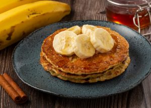 Panqueca de banana com 3 ingredientes