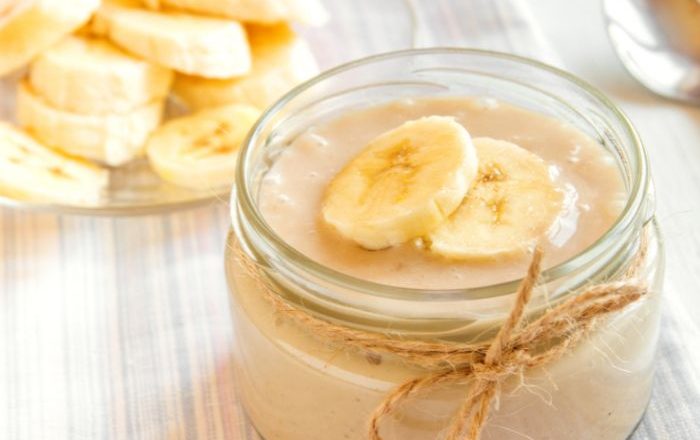 Mousse de banana com 3 ingredientes