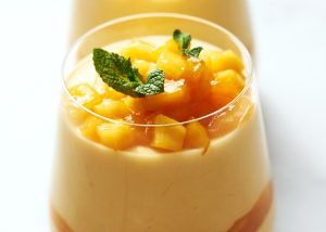 Mousse de manga com 3 ingredientes