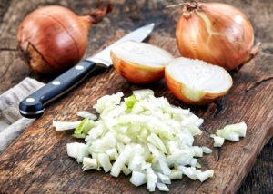 Pode congelar cebola