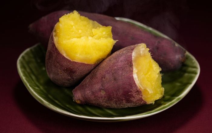 Batata-doce no micro-ondas