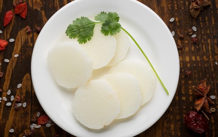 Por que o inhame fica escuro depois de cozido