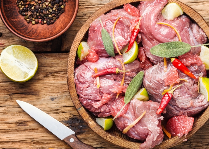 Limão endurece a carne