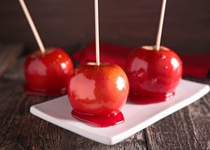 Minha maçã do amor está derretendo