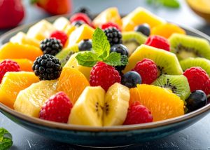 Pode colocar abacaxi na salada de frutas