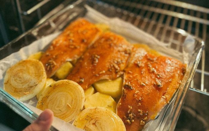 Qual a temperatura para assar um peixe no forno