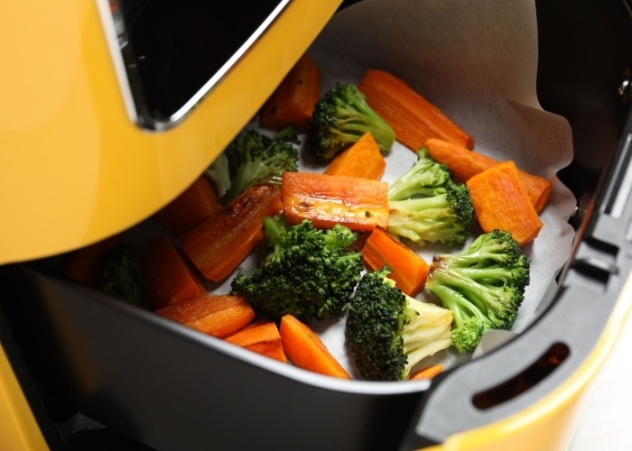 Pode colocar óleo na bandeja da airfryer